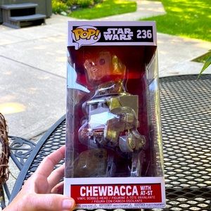 FUNKO POP STAR WARS CHEWBACCA WITH AT-ST